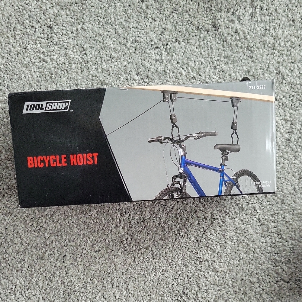 Black Bicycle Hoist